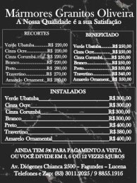 MARMORARIA MGO - LUCENA - PB